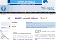 Desktop Screenshot of indianjpsychiatry.org